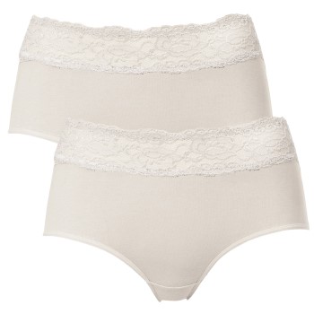 Trofe Lace Trimmed Midi Briefs