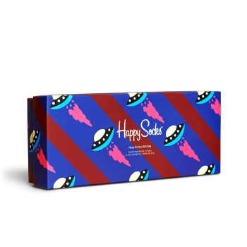 4-Pak Happy Socks Navy Gift Box 650