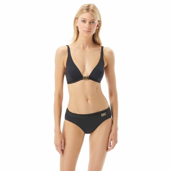 Michael Kors Logo Solids Triangle Bikini Top