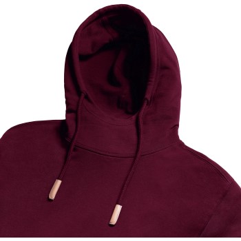 Russell Pure Organic High Collar Hooded Sweat