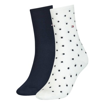 2-Pakning Tommy Hilfiger Women Dot Sock