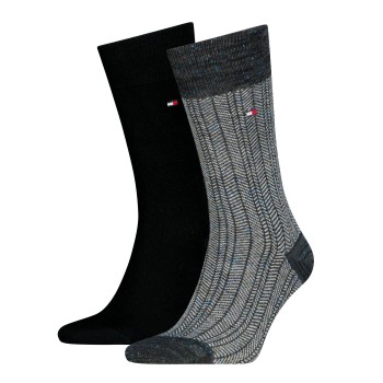 2-Pakkaus Tommy Hilfiger Men Herringbone Sock