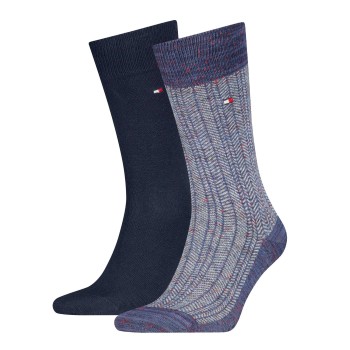 2-Pakkaus Tommy Hilfiger Men Herringbone Sock