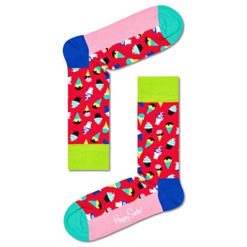2-Pakning Happy Socks Ice Cream Sock 
