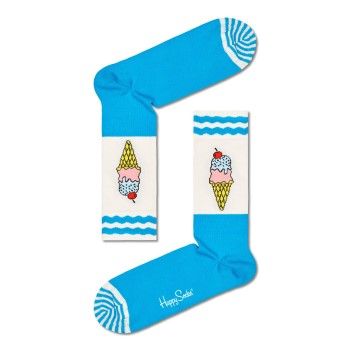 2-Pakning Happy Socks Ice Cream Sock 