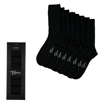 8-Pakkaus Topeco Men Bamboo Basic Crew Socks
