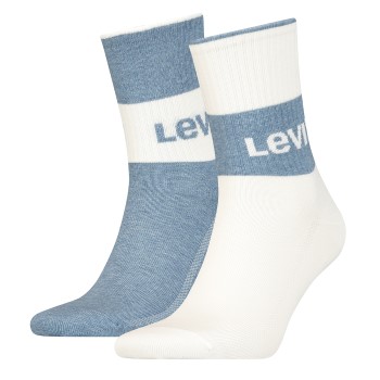 2-Pakning Levis Unisex Sustainable Short Cut Socks