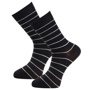 2-Pakkaus Trofe Bamboo Small Stripe Socks