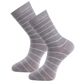 2-Pakkaus Trofe Bamboo Small Stripe Socks
