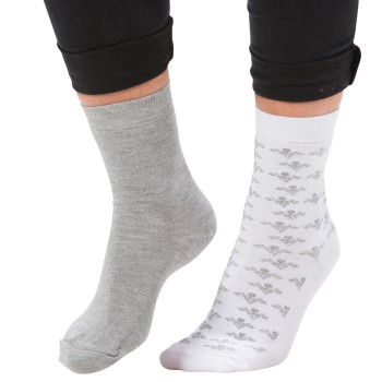 2-Pakkaus Trofe Bamboo Flower Socks