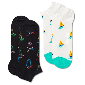 2-Pakning Happy Socks Lemonade Low Sock