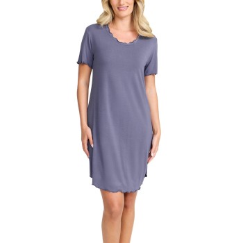 Damella Bamboo Plain Short Sleeve Nightdress