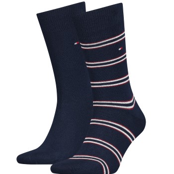 2-Pack Tommy Hilfiger Men Tommy Stripe OC Sock