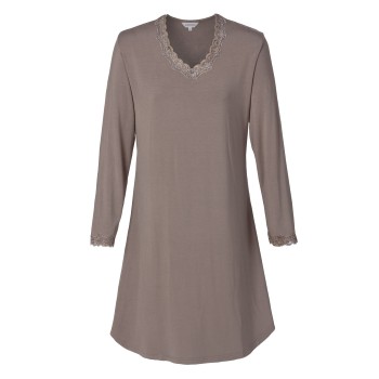 Lady Avenue Bamboo Nightdress With Long Sleeve