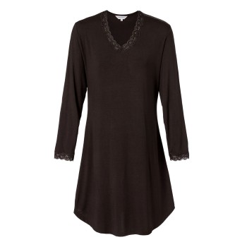 Lady Avenue Bamboo Nightdress With Long Sleeve