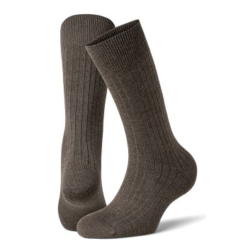 2-Pakning Panos Emporio Premium Mercerized Wool Rib Socks