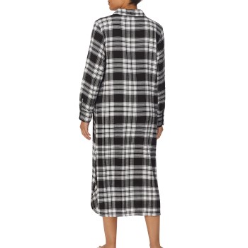 DKNY Just Checking In Maxi Sleepshirt Long Sleeve