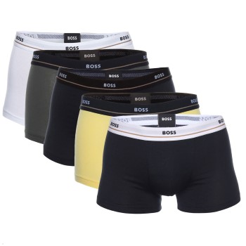 5-er-Pack BOSS Jersey Quality Cotton Mix Solid Cotton Trunks