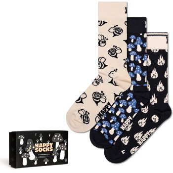 3-Pak Happy Socks Monochrome Magic Socks Gift Set