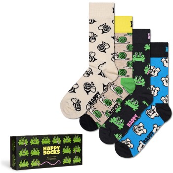 4-Pak Happy Socks Happy Animals Socks Gift Set