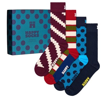 4-Pakning Happy Socks New Vintage Socks Gift Set