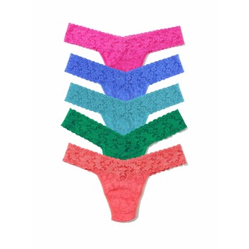 5-er-Pack Hanky Panky Signature Lace Low Rise Thong