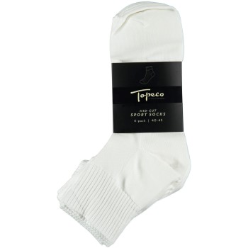 4-Pack Topeco Mid Cut Sport Socks