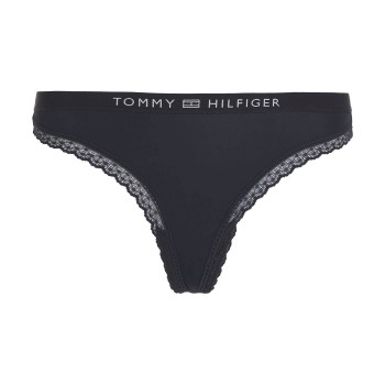 Tommy Hilfiger Tonal Logo Lace Thong