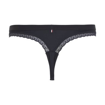 Tommy Hilfiger Tonal Logo Lace Thong