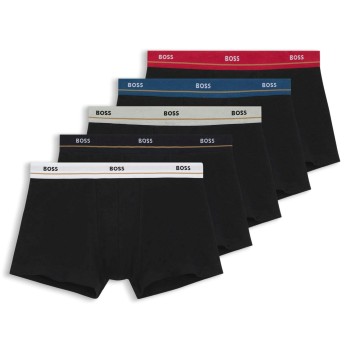 5-stuks verpakking BOSS Essential Trunks
