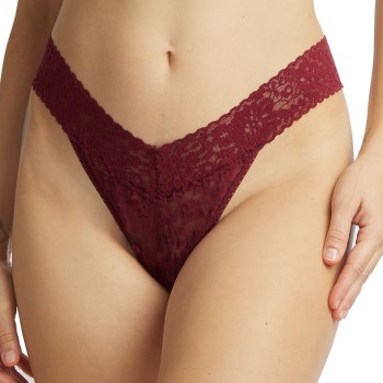 2-Pakning Hanky Panky Daily Lace Original Rise Thong D1