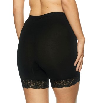 Lady Avenue Bamboo Short Leggings With Lace 