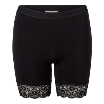 Lady Avenue Bamboo Short Leggings With Lace 