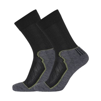 2-stuks verpakking Dovre Organic Wool Terry Crew Socks