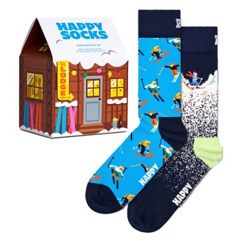2-Pak Happy Socks Skiing Chalet Gift Set 