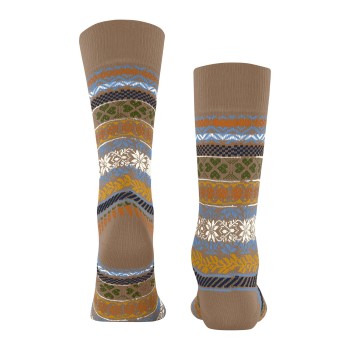 Burlington Country Fair Isle Wool Sock