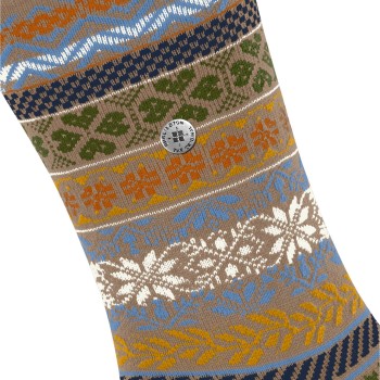 Burlington Country Fair Isle Wool Sock