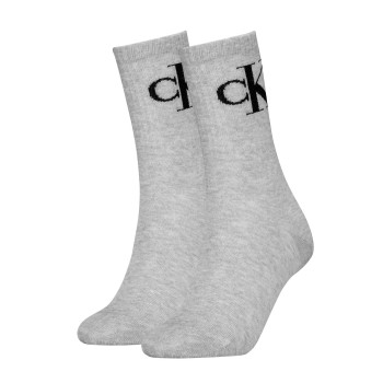 2-Pack Calvin Klein Women Monogram Crew Socks
