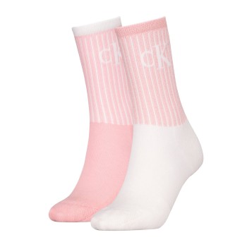 2-er-Pack Calvin Klein Glossy Rib Crew Socks