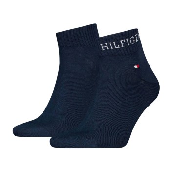 2-Pak Tommy Hilfiger Men Tab Quarter Socks