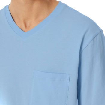Schiesser Comfort Essentials V-Neck Short Pyjamas