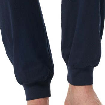 Schiesser Comfort Essentials V-Neck Long Pyjamas