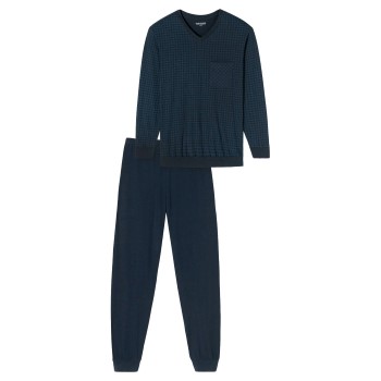 Schiesser Comfort Essentials V-Neck Long Pyjamas