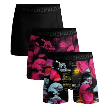 3-stuks verpakking Muchachomalo Cotton Stretch Binary Boxer