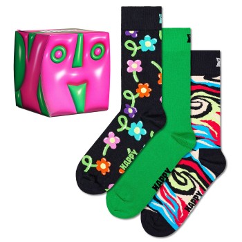 3-Pak Happy Socks Hyper Cube Socks Gift Box