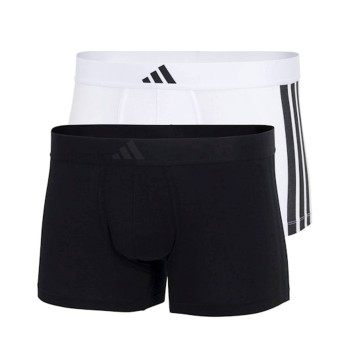 2-Pak Adidas Active Flex Cotton 3 Stripes Low Rise Trunk