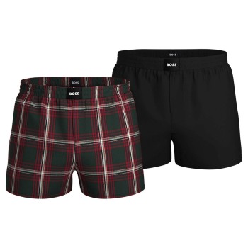 2-Pakkaus BOSS Cotton Pyjama Shorts