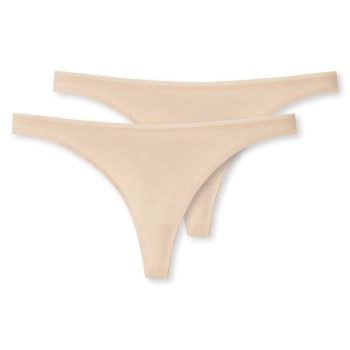 2-Pack Schiesser 95-5 Organic Cotton Thongs