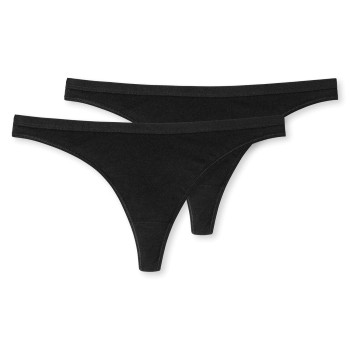 2-Pack Schiesser 95-5 Organic Cotton Thongs