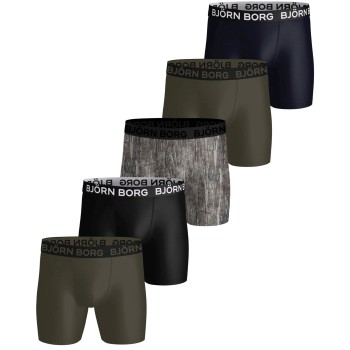 5-stuks verpakking Björn Borg Sports Microfiber Boxer Trunks